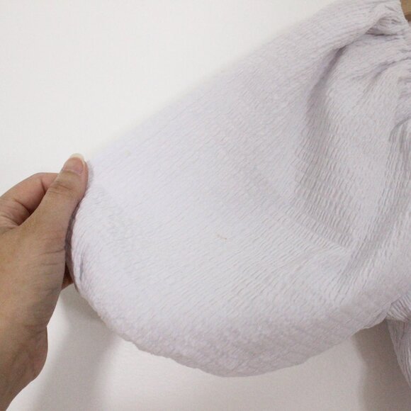 GUESS Womens White Short Sleeve Charlotte Tie Back Mini Dress - Picture 13 of 16